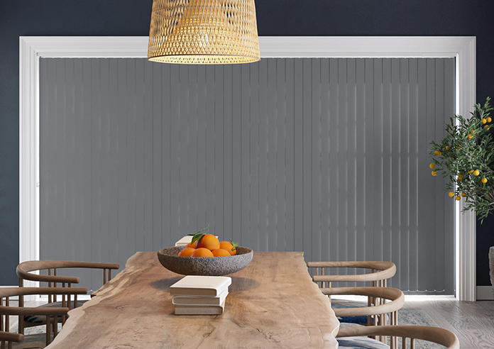 Palermo (Blackout), Dark Grey - Vertical Blind - Image 6